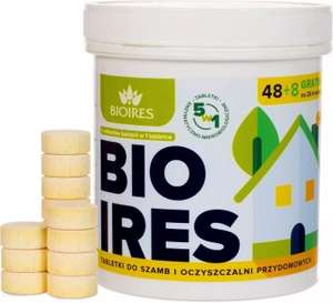 Bioires - tabletki do szamb, przydomowych oczyszczalni - 48+8 i darmowa wysyłka