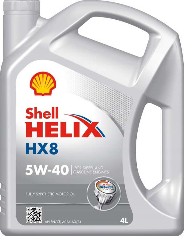 Olej silnikowy syntetyczny Shell helix hx8 4 l 5W-40 / hx7 4l 5W-40