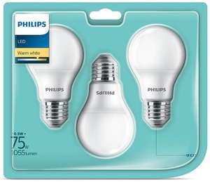 Żarówka LED Philips 10,5W 1055 lm (75W) E27 2700K - 3 sztuki - 4,99 zł/szt - darmowa dostawa do sklepu