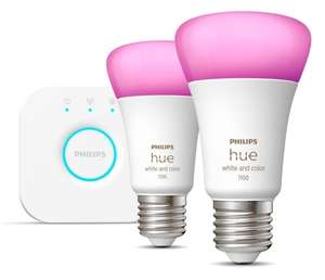 Philips Hue Zestaw startowy White and Color Ambiance 2xE27 1055lm