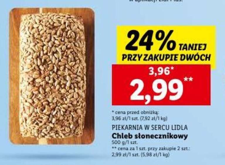 Chleb Słonecznikowy, 500g, na naturalnym zakwasie za 2.99zł przy zakupie 2 sztuk