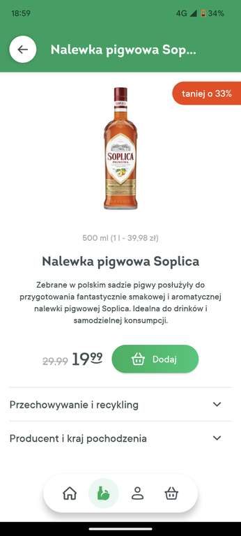 Nalewka pigwowa Soplica - Jush - 0.5l
