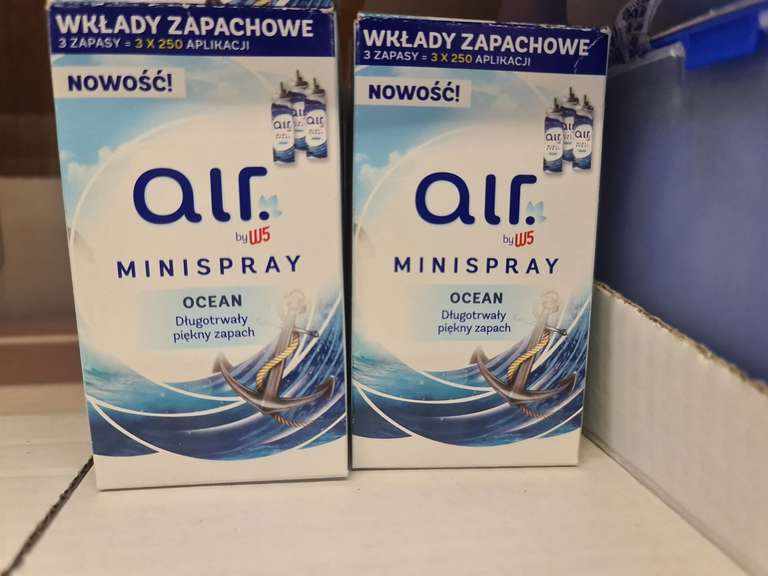 Wkłady zapachowe minispray air by W5, 3 zapsy, 3 x 250 aplikacji w Lidl