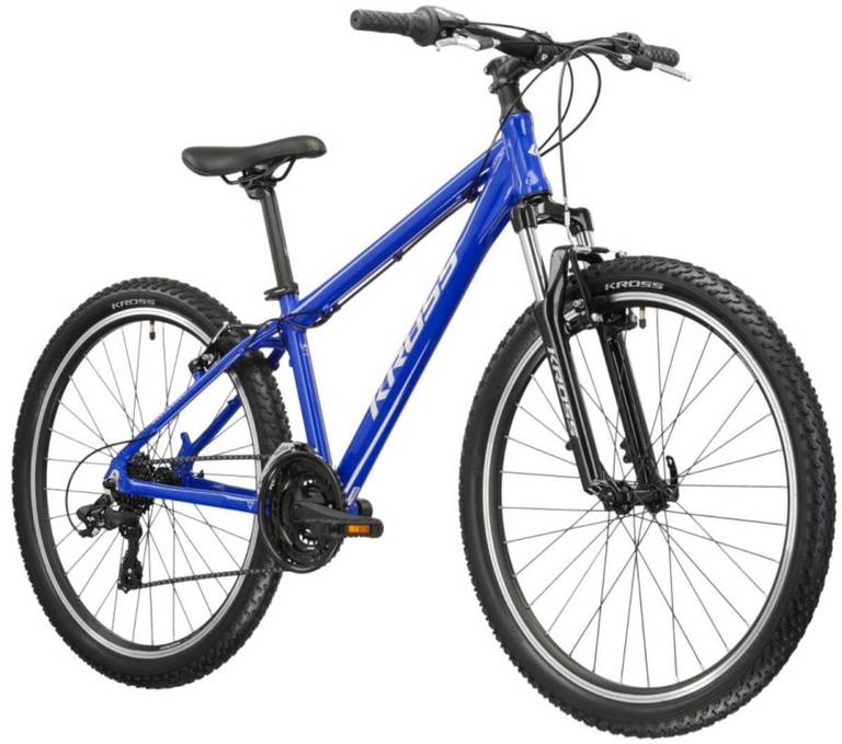 Rower górski MTB KROSS Hexagon 1.0 M19 26 cali męski Niebiesko-srebrny
