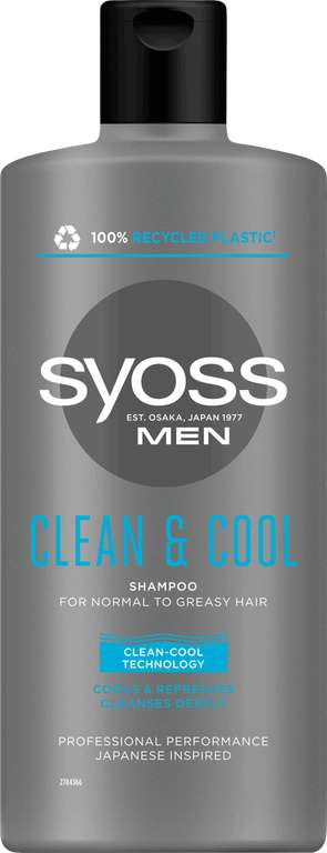 syoss men clean & cool / volume