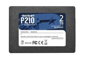 PATRIOT P210 SSD 2TB SATA 3 Internal Solid State Drive 2.5inch