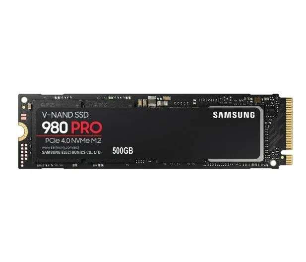 Dysk SSD SAMSUNG 500GB M.2 PCIe Gen4 NVMe 980 PRO MZ-V8P500BW