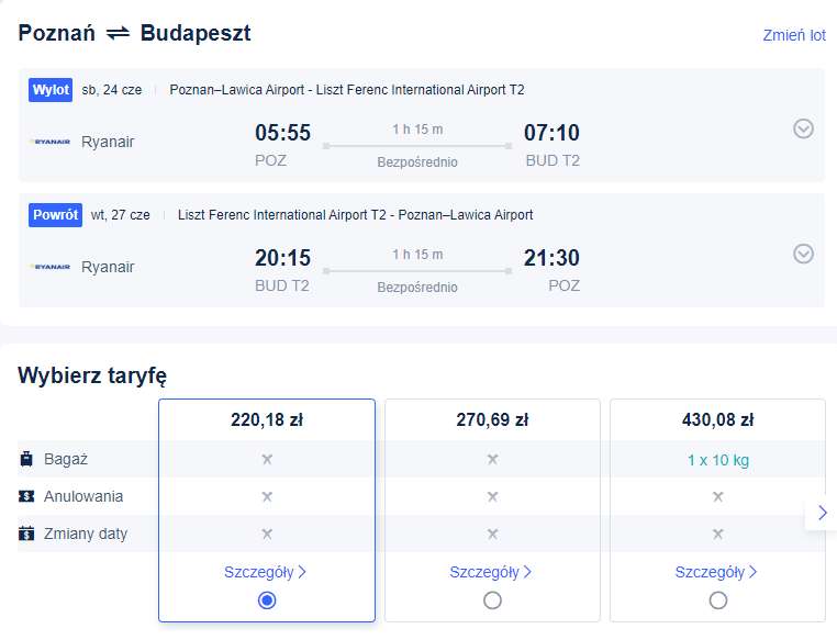 Weekendowy wypad do Budapesztu z Poznania za 220zł!