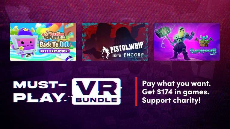VR bundle - Pistol Whip, Ragnarcok, Vacation Simulator i inne! 8 gier na VR w cenie 1!!