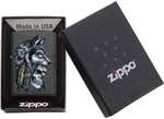 Zippo Wolf Skull Feather Design 29863 - zapalniczka sztormowa (lub TAPE 60002021 )