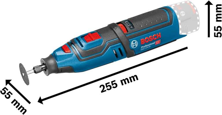 Bosch GRO 12V-35 (nr kat. ‎06019C5001) z pełnym zestawem akcesoriów