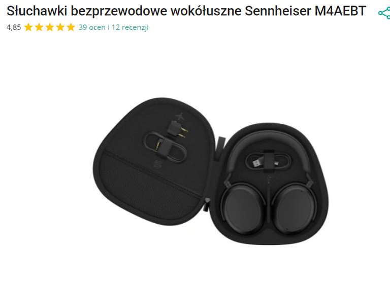 Słuchawki SENNHEISER MOMENTUM 4 Wireless + ETUI