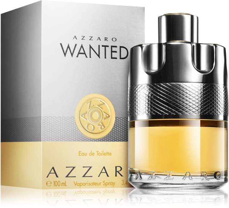 Perfumy męskie Azzaro Wanted By Night EDP 100 ml za 233,40 zł lub Azzaro Wanted EDT za 206,40 zł @ Notino