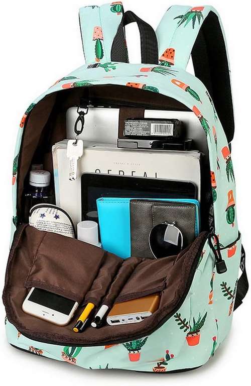 Acmebon Lekki modny plecak młodzieżowy z kieszenią na laptopa 15,6'' 600g wodoodporny