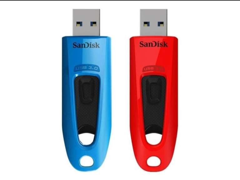 Pendrive SanDisk 2x64GB Ultra (USB 3.0) 130MB/s (zestaw 2 szt.)
