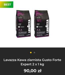 Lavazza Kawa ziarnista Gusto Forte Expert 2x1kg