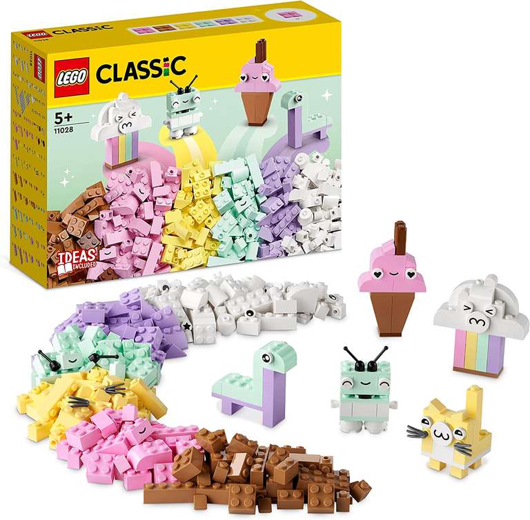 Klocki LEGO 11028 Classic - Kreatywna zabawa pastelowymi kolorami