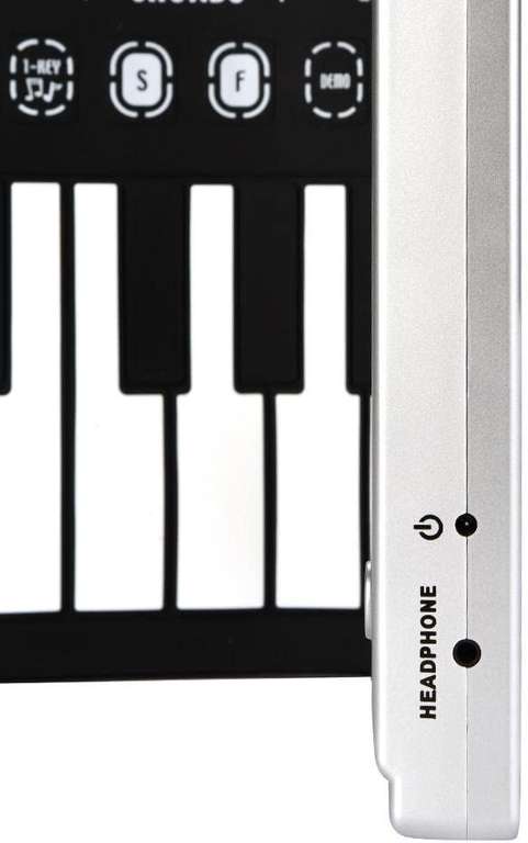 Zwijana klawiatura elektroniczna (pianino w rolce 49 kl.)-kupon -7%