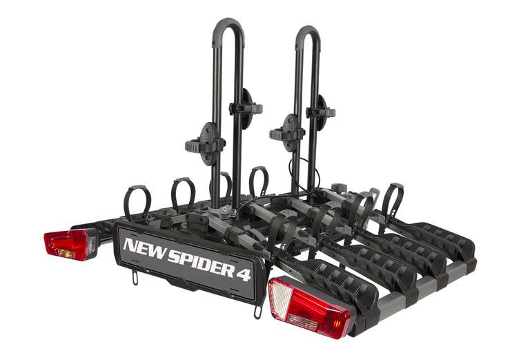 INTER PACK - NEW SPIDER 4 (Składana platforma na 4 rowery montowana na haku)