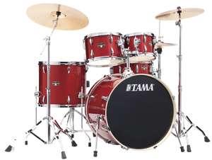 Perkusja TAMA Imperialstar 22" Burnt Red Rock Set | Zestaw perkusyjny z talerzami | W promocji również perkusje Sonor