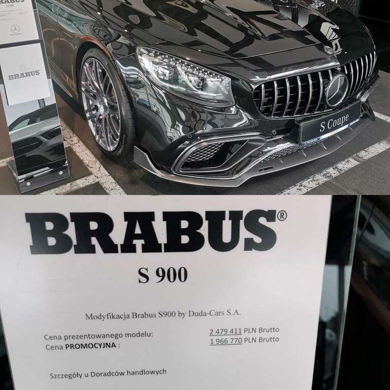 Promocja na Mercedesa BRABUS S900