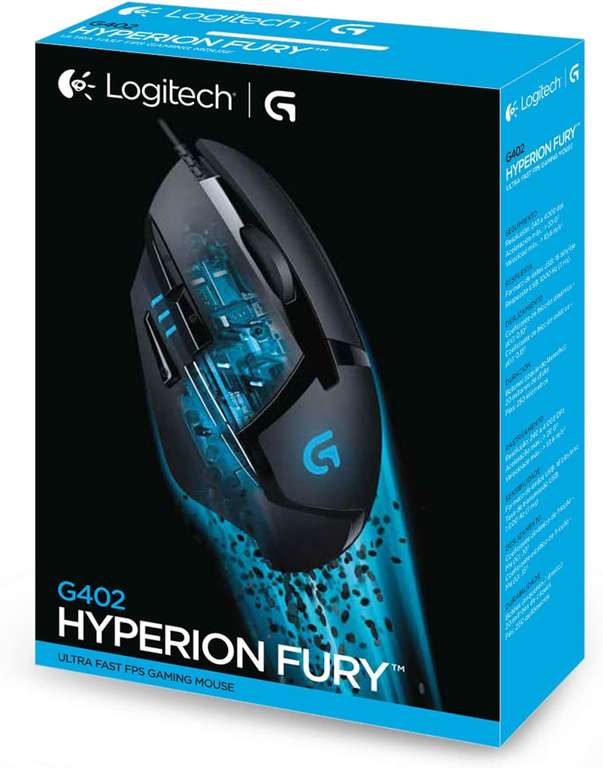 Mysz przewodowa Logitech G402 Hyperion Fury (910-004067) @amazon.pl