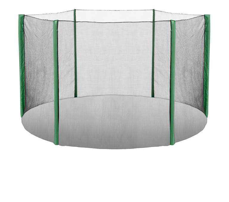 Siatka + słupki + pianki do trampoliny o średnicy 244 cm.