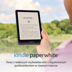 Czytnik eBooków Kindle Paperwhite 8 GB (wyświetlacz 6,8", regulowane podświetlenie w ciepłym kolorze, bez reklam) @ Amazon