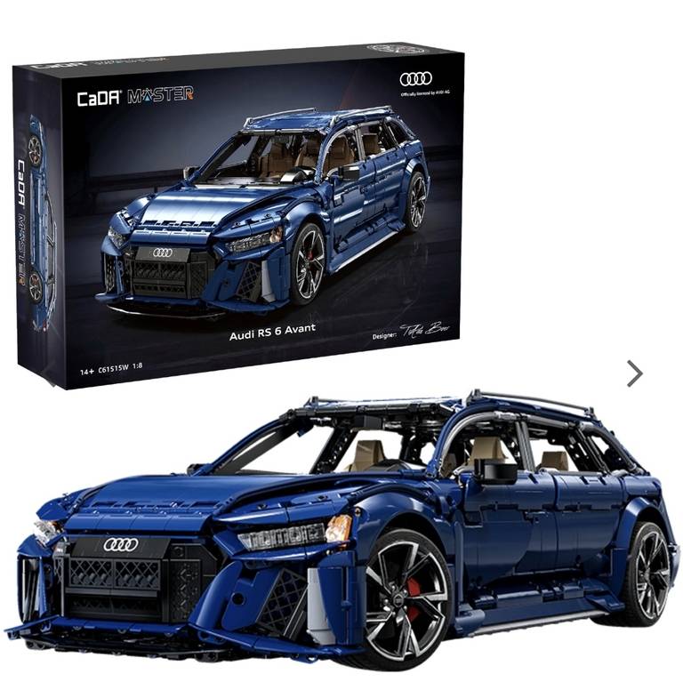 PRZEDSPRZEDAŻ! Klocki CaDA Audi RS6 Avant 1:8 4663 elementów