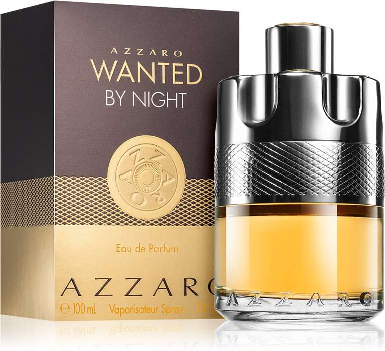 Perfumy męskie Azzaro Wanted By Night EDP 100 ml za 233,40 zł lub Azzaro Wanted EDT za 206,40 zł @ Notino