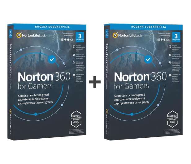 NortonLifeLock | Norton 360 for Gamers 3st. + 3st. (12m.)