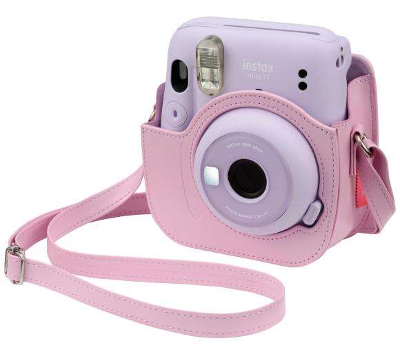 Aparat natychmiastowy Fujifilm Instax Mini 11 (purpurowy) + wkład 10 szt + etui @ Euro