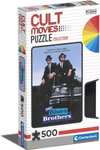Puzzle Clementoni Kultowe Filmy Blus Brothers w opakowaniu kasety VHS 500 elem., Big Lebowski -19,49 Szczęki 22,49, Back to The Future - 22