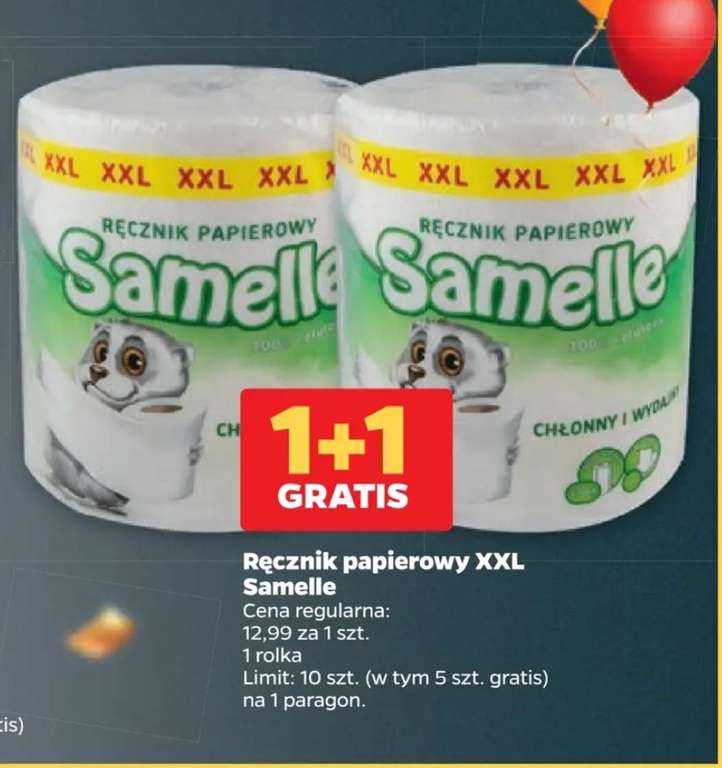 Ręczniki papierowe XXL cena przy zakupie 2 szt = 6,50 zł za sztukę NETTO