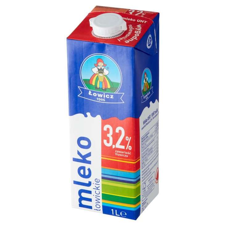 Mleko Łowickie 3,2% 1l