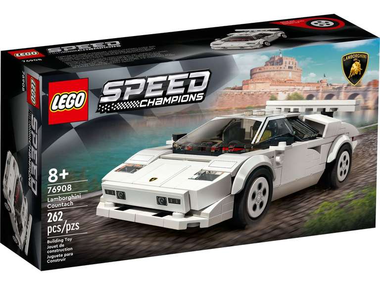 LEGO Speed Champions 76908 - Lamborghini Countach (rabat -30zł z InPost Pay i dostawa za darmo, instrukcja zakupu w opisie)
