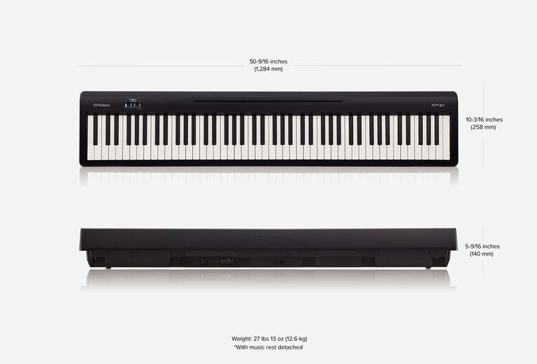 pianino elektroniczne Roland FP-10 na Thomannie