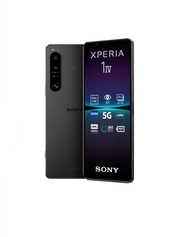 Smartfon Sony Xperia 1 IV 12/256GB czarny/fioletowy, możliwa cena 4654.05 @MediaExpert