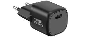 Silver Monkey Mini Ładowarka sieciowa PD 20W (USB-C) Czarna na x-kom