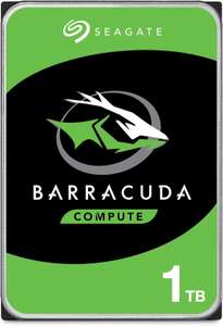 Seagate BarraCuda, 1 TB, Wewnętrzny Dysk Twardy, 3,5" SATA 6 GBit/s, 7200 RPM, 64 MB cache, do komputerów stacjonarnych, FFP (ST1000DMZ14)