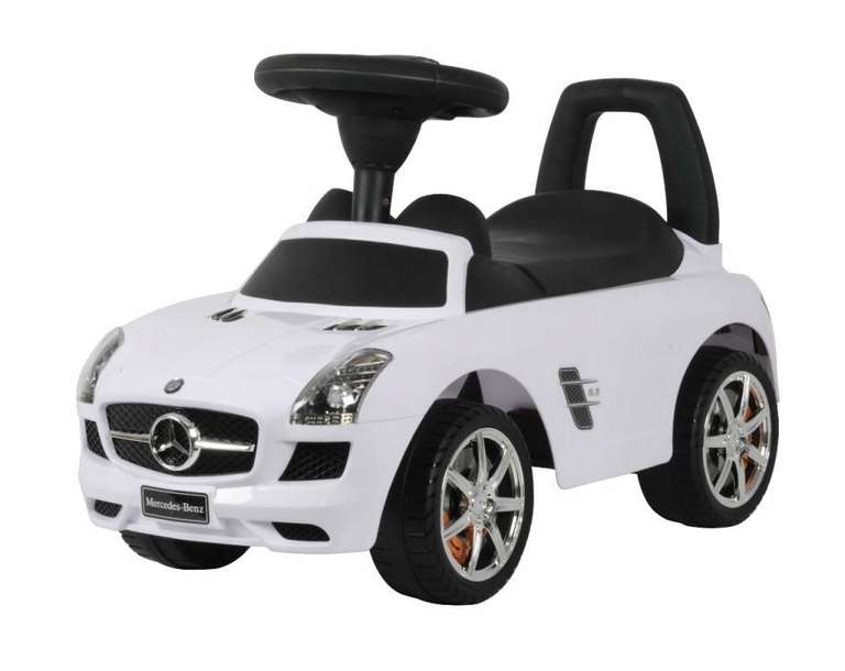Jeździk / pchacz / chodzik Mercedes-Benz SLS biały (wiek: 18m+, do 23kg) @ Allegro