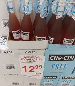 Wino bezalkoholowe Cin&Cin różowe 0.75 l Auchan Centrum Ursynów, Warszawa, Puławska 427