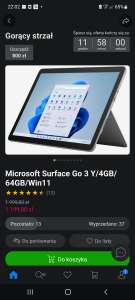 Microsoft Surface Go 3 Y/4GB/64GB/Win11