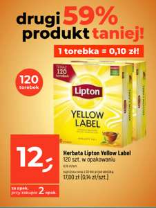 Herbata Lipton Yellow Label 120 torebki w Dealz