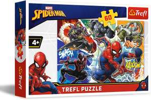 Trefl Waleczny Spider-Man Puzzle 60 Elementów Marvel