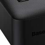 Powerbank Baseus Bipow 30000 mAh, 15W, 2x USB, 1x USB-C, 1x micro-USB, czarny @ Allegro