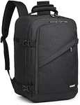 Kono Plecak podróżny - bagaż podręczny 40 x 20 x 25 Ryanair torba kabinowa 20 l, Czarny Niebieski