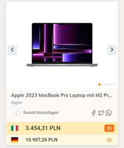 Apple 2023 MacBook Pro Laptop M2 Pro z 12-rdzeniowym procesorem i 19-rdzeniowym procesorem graficznym: 16" | 16 GB | 512 GB