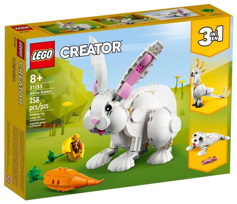 Lego 31133 biały królik z InPost pay i kodem karta30