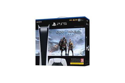 Konsola Sony PlayStation PS5 digital z grą God od War: Ragnarok - wysyłka przez pośrednika